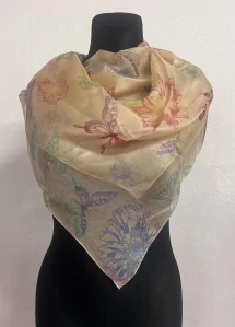 Hodvábna šatka Butterfly