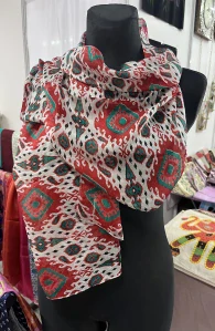 Hodvábna šatka Indianapolis red